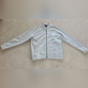 Jordan Men's Sweaters Size Large Gray (full zip)